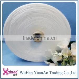 40/2 Raw White Sewing Use China Polyester Spun Yarn thumbnail-1