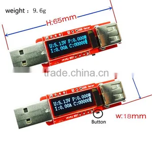 USB Volt-Ammeter, OLED Mobile Power Detector, USB Power Capacity Tester thumbnail-2