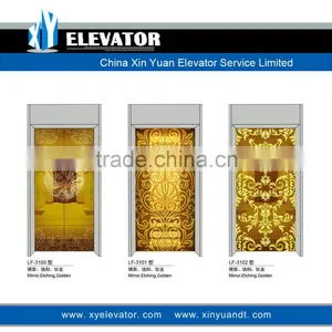 XY Elevator ROSE GOLDEN Stainless Steel Landing Door Panel thumbnail-1