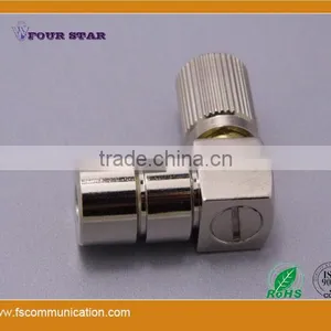 1.6/5.6 Male Clamp Right Angle Connector For BT3002 Cable A thumbnail-5