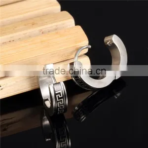 316L Jewellery Cool Style Trend 2016 Hoop Earrings for Man thumbnail-4