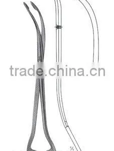 DUPLY Sponge and Dressing Forceps 190 Mm, Curved thumbnail-1