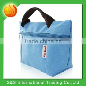 Practical Solid Color Tote Bag Foldable Lady Bags Handbag thumbnail-3