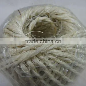 High Quality Sisal Rope Natural Fibre 2 Ply Garden Twine thumbnail-1