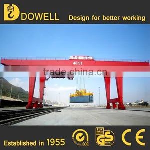 40Ton Container Gantry Crane Rail Type Portal Container Crane thumbnail-4