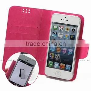 Hot Universal Flip Leather Case for Mobile Phone thumbnail-1