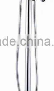 Free Standing Chrome Clawfoot Tub Brass Filler Faucet (Q15006) thumbnail-1