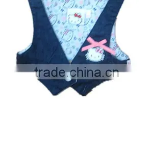 Soft Garment Washing Waistcoat Denim Bolero Vest Baby Bolero China Manufacturer thumbnail-1