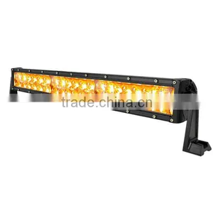 Amber Led Light Bar, Two Row Led Light Bar, 12v White & Amber All in One Bar thumbnail-1