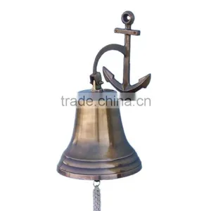Handcrafted Nautical Decor Anchor Hanging Bell NBB 0020 thumbnail-1