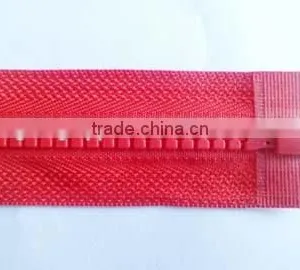 5# Plastic Derlin Zipper PVC Zipper Fastener Open End Zipper With Fancy Zipper Pullers Coate Zipper thumbnail-2