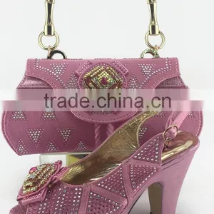 CSB5122 Fashionable Design Good Quality Fast Shipping Royal Blue Shoes Matching Bags for Ladies thumbnail-3