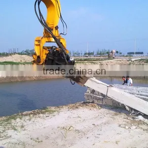 High Quality New Custom-made Colour Hydraulic Vibratory Hammer (used Together With an Excavator 30-40 Tons) thumbnail-1