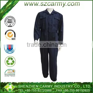 Wholesale Smocked Clothing Boiler Suits Poly Cotton Mix Fabrics Anti-static Rip Stop Safety Men's Industrial Work Coverall thumbnail-1