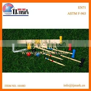 57cm Small Croquet Game 4 Players thumbnail-1