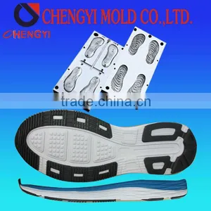 2014 EVA Injection Mould For Outsole Sports Shoes thumbnail-1