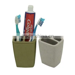 Promotional Eco-friendly Rectangle Plastic Toothbrush Holder With Cover thumbnail-1
