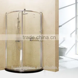 90*90 100*100 Framed Sliding Glass Arc Shower Screens thumbnail-2