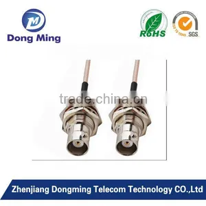 RF BNC Jack Bulkhead to BNC Jack Bulkhead Cable RG316 thumbnail-1