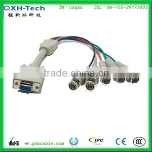 White DVI to BNC Monitor Cable thumbnail-1