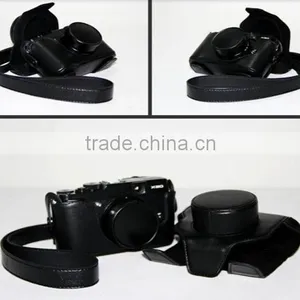 Factory High Quality Lovely Stylish Leather Camera Bag in Dongguan thumbnail-3