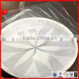 APET Material Plastic Matte White Plastic Diffuser Lampshade thumbnail-6