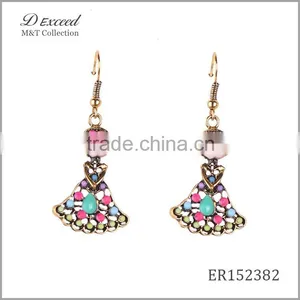Hot New Designs Ladies/Women's Jewellery Earrings Bohemian Ballet Girl Gold/Silver Plating Drop Earrings thumbnail-1