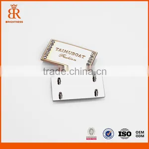 Custom Metal Logo for Handbag Metal Label for Garment thumbnail-1