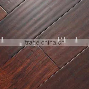 Three-layer Oak Hand-scraped Antique Engineered Solidwood Flooring thumbnail-1