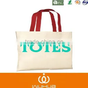 Cotton Canvas Shoulder Shopping Promotional Tote Bag for Travel and Beach thumbnail-1
