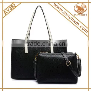 Online Shopping Handbags Ladies Hot Sale Fashion Korean Style Handbag PU Leather Bag Sets thumbnail-1