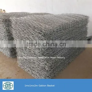 Zinc95% Al5% Coated Galfan Wire Gabion Box Made of Hexagonal Wire Mesh for Rockfall Netting thumbnail-3