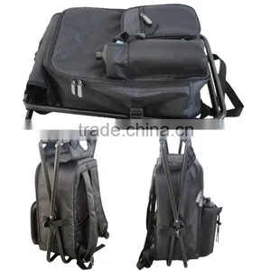 High Quality Fashion Oxford Black Camping Hiking Backpack Fishing Folding Chair Cooler Bag HWY009 thumbnail-5