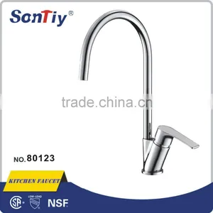 Brass Waterfall Kitchen Mixer Faucet Above The Vessel thumbnail-5