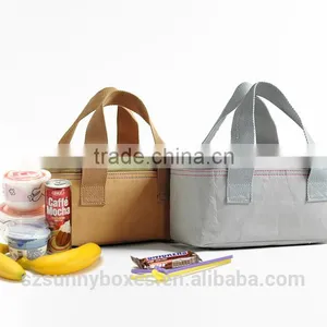 Tyvek Paper Hot Sale Waterproof Lunch Bags With Double Zipper thumbnail-3