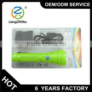 Factory Supply Cheap Price White Yellow Led Flashlight With Rechargeable Battery Inside thumbnail-5