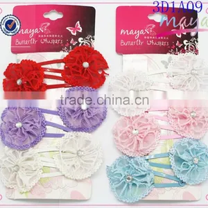 Fahsion Stone With Flowers Drop Clips Set(approved by BV) thumbnail-1