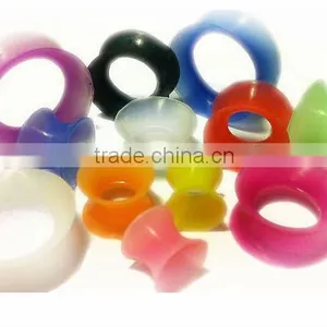 Colorful Wholesale Fashion Body Jewelry Custom Silicone Ear Plugs thumbnail-3