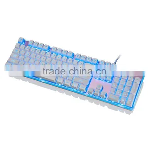 New Gaming LED Backlight USB Wired 104 Keys Professional Game Keyboard Waterproof Game Keyboard For PC thumbnail-5