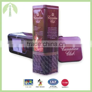Square Whiskey Tin Box 9.00*9.00*29.60 cm thumbnail-3
