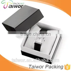 Custom Luxury Watch Box Cardboard Paper Flock Pillow thumbnail-2