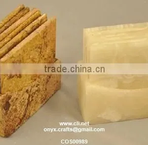 ONYX COASTER WITH 6 PCS AND HOLDER in Cheap Price thumbnail-1