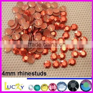 Korean Quality Hot Fix Rhinestuds ,iron-on Rhinestuds, Red Color thumbnail-1