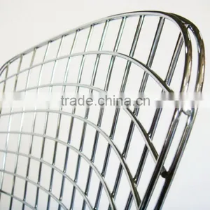 Powder Coated Black Wire Bar Stool With Seat Pad thumbnail-3