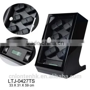 Touch Screen With LED Wooden Watch Winder thumbnail-1