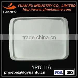 Good Quality Melamine Two-tone Food Serving Tray thumbnail-1