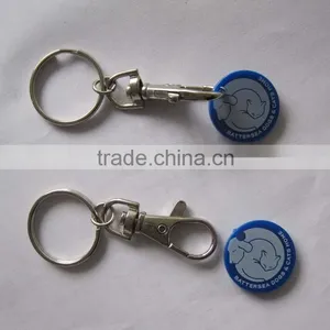 Shopping Trolley Coin Keyring thumbnail-1