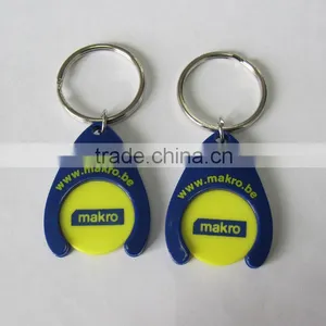 HEYU Shopping Coin Keychain for Promotion thumbnail-1