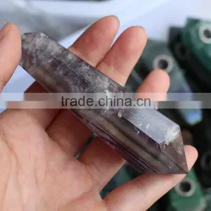 Polished Fluorite Crystal Hand Pipe Smoking Pipes thumbnail-6