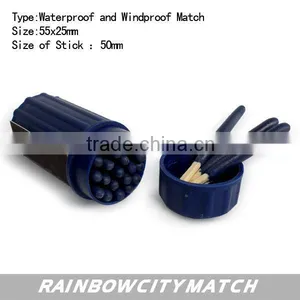 Plastic Waterproof and Windproof Matches in Colourful Cylinder thumbnail-2